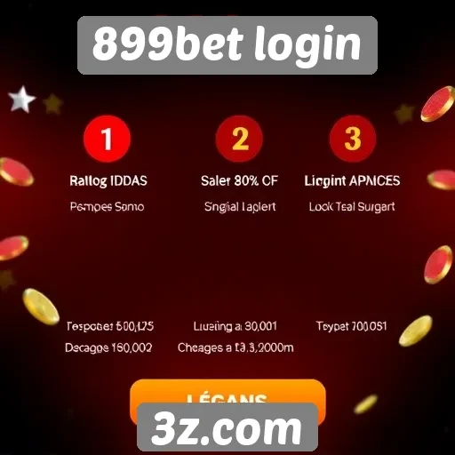 Análise das funcionalidades do site 899bet login
